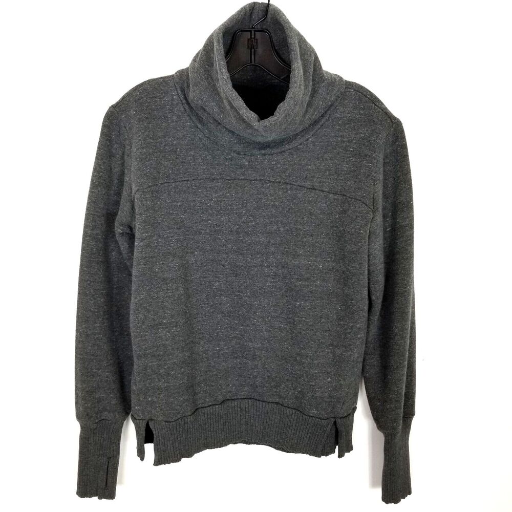 ALO Yoga Gray Cowl Neck Sweater